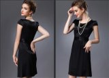 European and American Sexy Slim Fit Lace A Line Dress