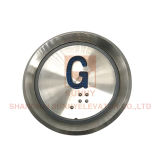 Elevator Call Button ABS Base with Metal Circleouter Frame (SN-PB960)