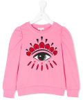 Factory Pretty Girl's Eye Embroidery Sweatershirt