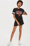 2017 Hot Sale Women Customized Printing Cotton Black T Shirt Dress