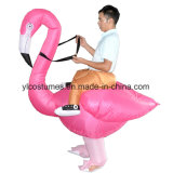 China Costume Factory Direct Sale Inflatable Carnival Costume Flamingo Costume