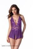 Purple Lace Sexy Lingerie, Women Underwear