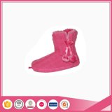 Pink Knit Winter Indoor Boots Slippers