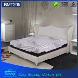 OEM Compressed Sponge Mattress 30cm High with Gel Memory Foam and Knitted Fabric Zipper Cover