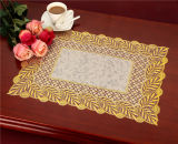 38*55cm Gold PVC Lace Tablemat /Tablemat with Gold Lace