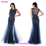 Factory Supply New Models Full Length Lace Evening Dress