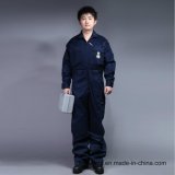 65% Polyester 35%Cotton Zip Front Long Sleeve Safety Coverall Uniform (BLY1015)