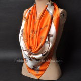 New Arrival Pure Silk Satin Shawl / Square Scarf (HWBS33)
