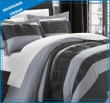 Black Ruffled Design Polyester Duvet Cover Bed Linen