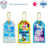 Embroidery Luggage Tags with Sublimation - Keep Calm