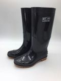 100% Rubber Thickened Men PVC Safety Labor Rain Boots (HXF-001)