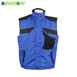 Blue Oxford Polyster Working Vest