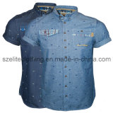 Custom Made Cotton Mens Denim Shirt (ELTDSJ-40)