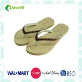 PE Sole and PVC Straps with Decoration, Slippers