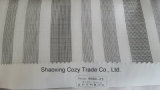 New Popular Project Stripe Organza Voile Sheer Curtain Fabric 008252