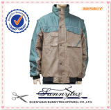 OEM Factory Custom Industrial Twill Jackets Workwear with Long Sleeve
