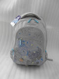 Grey Cloth Travel Sports School Outdoor Bags Computer Backpack