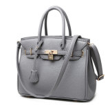 Fashion Pari with Zipper Beachkin PU Leather Bags (XP1619)