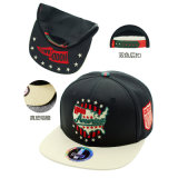 Leisure Hip Hop Hats 6 Panels Flat Brim Snapback Cap Hat