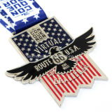 Custom Zinc Alloy Soft Enamel America Challenge Sport Award Medal