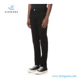 Hot Sale Black Denim Jeans with a Straight-Leg Fit for Men by Fly Jeans