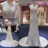 Fashion Lace Satin Mermaid Bridal Wedding Gown Bridal Dress Mat-121