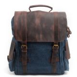 Sport Man Leather Canvas Backpack (RS-6820-2)