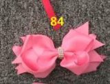 Bowknot Fashion Decorative Metal Silver Hairpins for Children 84