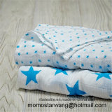 Custome Made Muslin Cotton Baby Blanket with High Quality