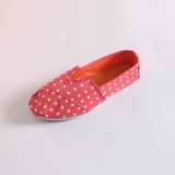 Classical Soft Ladies Slip-on Canvas Casual Injection Shoes