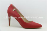 Red Sexy Leather Lady High Heel Shoes