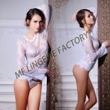 OEM Low Quality Sexy Nightwear with High Quality Transparent Lace