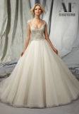 A-Line Beaded Bridal Wedding Dresses (WMA103)