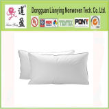 Standard Size White Cotton Polyester Fiber Hotel Pillow