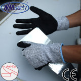 Nmsafety Good Quality Sandy Finish Nitrile Cut Resistant Glove