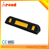 Factory Directly Sale Rubber Wheel Stopper with High Reflectors