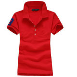 Burgundy Color Fabric 100% Polyester Polo T Shirt