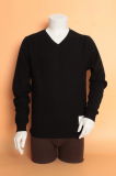 Yak Wool/Cashmere V Neck Pullover Sweater/ Clothing/Garment/Knitwear