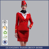 Elegant Skirt Suit Flight Attendant Uniform, Fashion Skirt Airline Stewardess Uniform