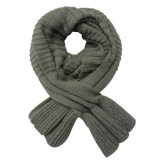Lady Fashion Acrylic Knitted Scarf in Fishtail Shape (YKY4162)
