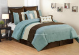 100% Polyester Elegant Color Comforter Set Small MOQ Online Bedding Set