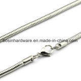 Stainless Steel Round Snake Chain Necklace