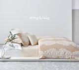 Jacquard Wedding Comforter Cover 3D Design Bedding Set (Fairies)