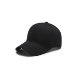 Adult Plain Black Color Hat Golf Cap for Promotion (YH-BC065)