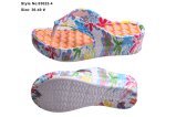 Custom Colorful Print High Heel Ladies Flip Flop Slippers