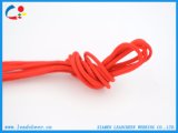 Slim Round Red Eco-Friendly Elastic Cord for Garment or Shoes