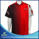 Custom Made Sublimated Motorcycle Staff Uniform Racing Shirts