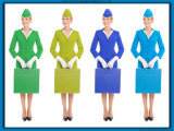 Wholesale Women Professional Slim Airline Stewardess Uniforms