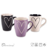 11oz Valentine's Day Heart Design Hot Selling Classical Ceramic Mug