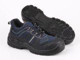 Low Cut Black Leather Safety Footwear (SN5193)